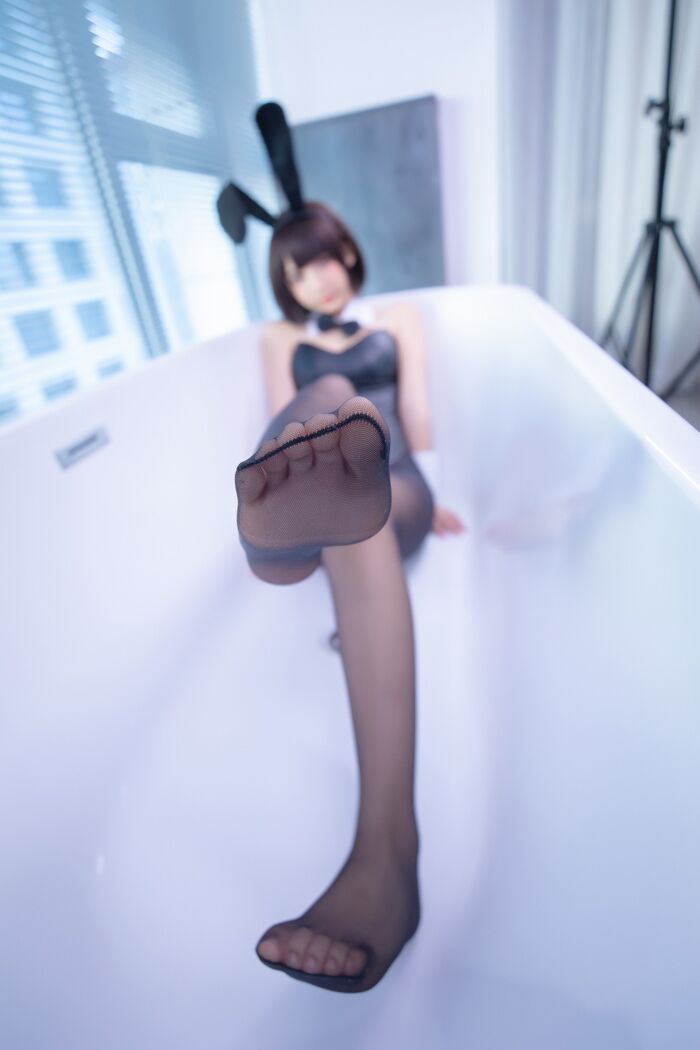 萝莉美神楽坂真冬兔女郎与钢管主题低chest 连体衣配黑丝裤袜秀完美身材诱惑Photo 150P 127th image