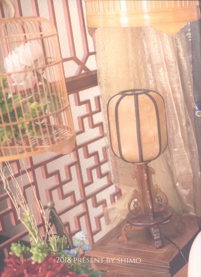 Weibo sister 纸霜月shimo illusion golden bottle plum lord 题私房性感白旗袍半撩秀白嫩美腿撩人诱惑Photo 26P 3th image