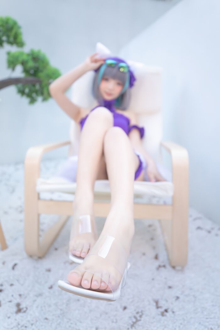 萝莉美女神楽坂真冬柴郡 Cos 纯色園院主题私房浴室性比基尼秀完美身材诱惑Photo 150P 54th image