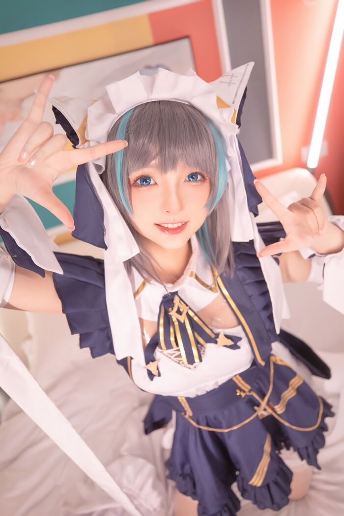萝莉美女神楽坂真冬柴郡 Cos 纯色園院主题私房浴室性比基尼秀完美身材诱惑Photo 150P 6th image