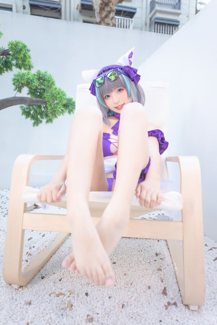 萝莉美女神楽坂真冬柴郡 Cos 纯色園院主题私房浴室性比基尼秀完美身材诱惑Photo 150P 72th image