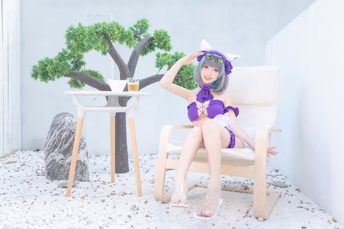 萝莉美女神楽坂真冬柴郡 Cos 纯色園院主题私房浴室性比基尼秀完美身材诱惑Photo 150P 73th image