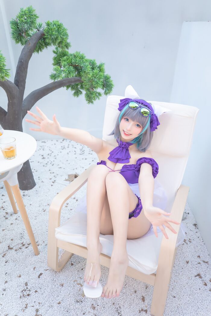 萝莉美女神楽坂真冬柴郡 Cos 纯色園院主题私房浴室性比基尼秀完美身材诱惑Photo 150P 77th image