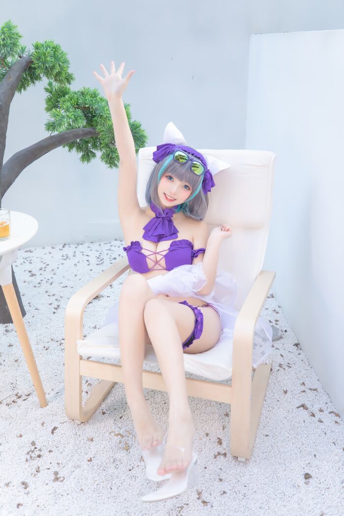萝莉美女神楽坂真冬柴郡 Cos 纯色園院主题私房浴室性比基尼秀完美身材诱惑Photo 150P 79th image
