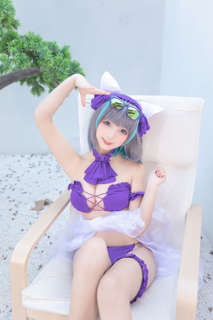 萝莉美女神楽坂真冬柴郡 Cos 纯色園院主题私房浴室性比基尼秀完美身材诱惑Photo 150P 80th image