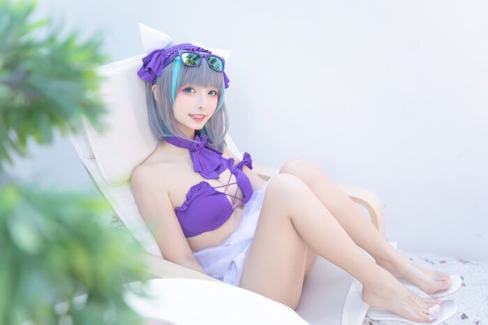 萝莉美女神楽坂真冬柴郡 Cos 纯色園院主题私房浴室性比基尼秀完美身材诱惑Photo 150P 81th image