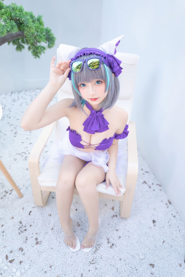 萝莉美女神楽坂真冬柴郡 Cos 纯色園院主题私房浴室性比基尼秀完美身材诱惑Photo 150P 82th image