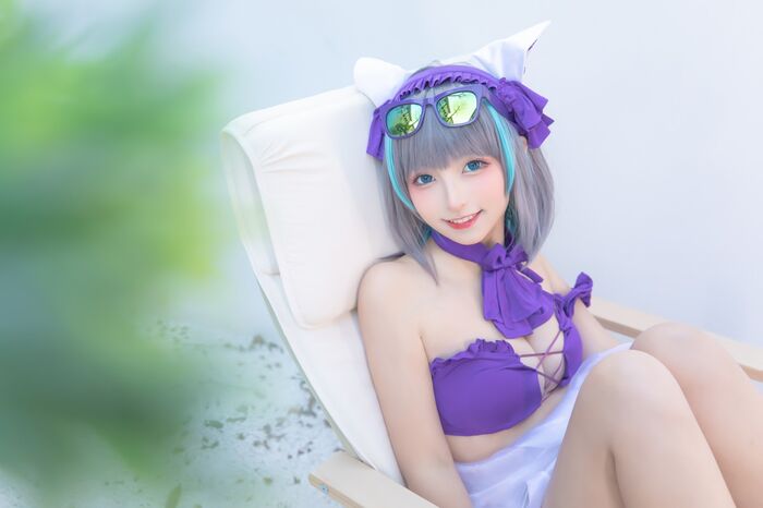 萝莉美女神楽坂真冬柴郡 Cos 纯色園院主题私房浴室性比基尼秀完美身材诱惑Photo 150P 85th image