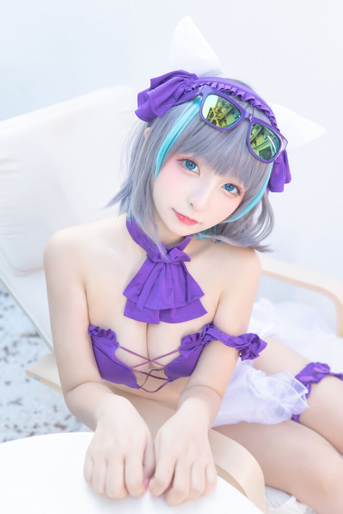 萝莉美女神楽坂真冬柴郡 Cos 纯色園院主题私房浴室性比基尼秀完美身材诱惑Photo 150P 89th image