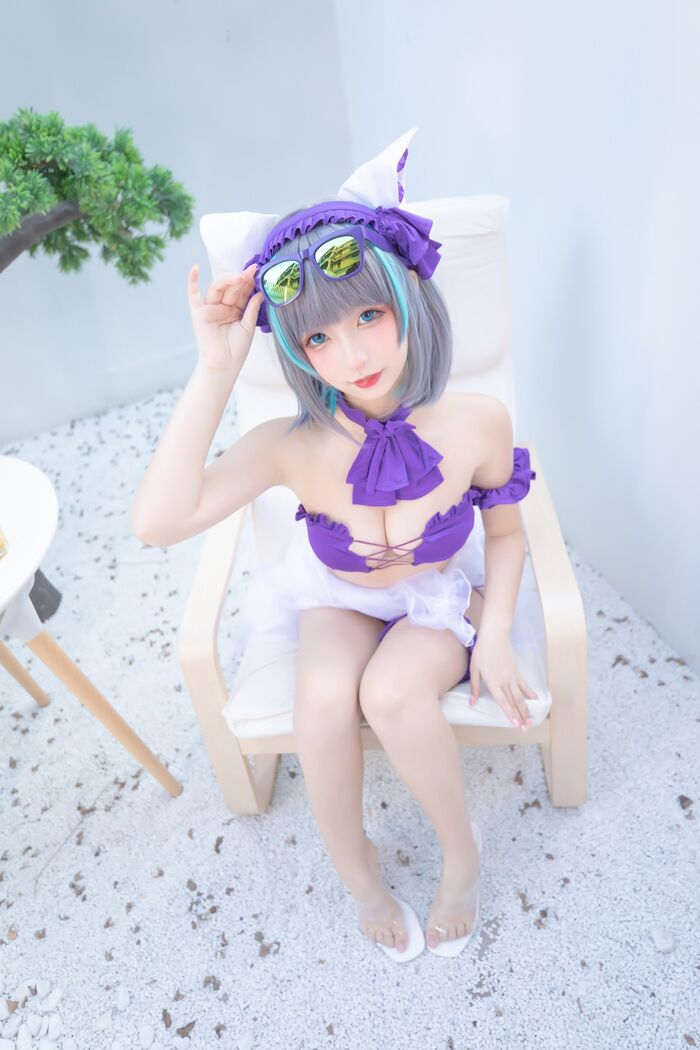 萝莉美女神楽坂真冬柴郡 Cos 纯色園院主题私房浴室性比基尼秀完美身材诱惑Photo 150P 93th image
