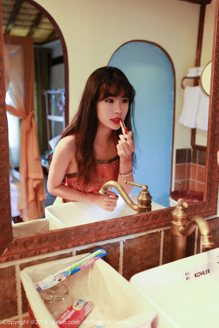XiuRen第231期_嫩模刘雪妮Verna 透明肚兜性感丁字裤Photo 42P 9th image