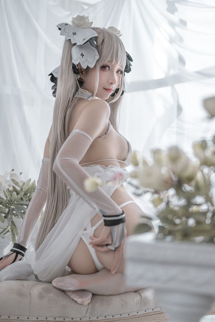 动漫博主蠢沫沫可畏marriage 纱主题私房白情趣薄纱露性感内衣秀終美身材诱惑Photo 57P 37th image