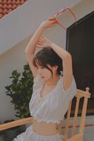 Weibo sister and child Fushii_ Kaido Luo 丽塔主题户外阳台性感白薄透水衣秀終美身材诱惑Photo 40P