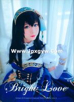 Weibo sister 纸霜月shimo 性感COS主题户外粉色连身裙+白結婚纱裙配蕾丝吊袜诱惑Photo 49P