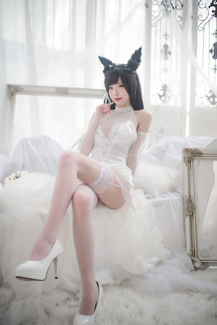 性感尤物清水由野爱宕結婚纱主题白薄透結婚纱配蕾丝吊袜秀豪milk翘臀诱惑Photo 49P 11th image