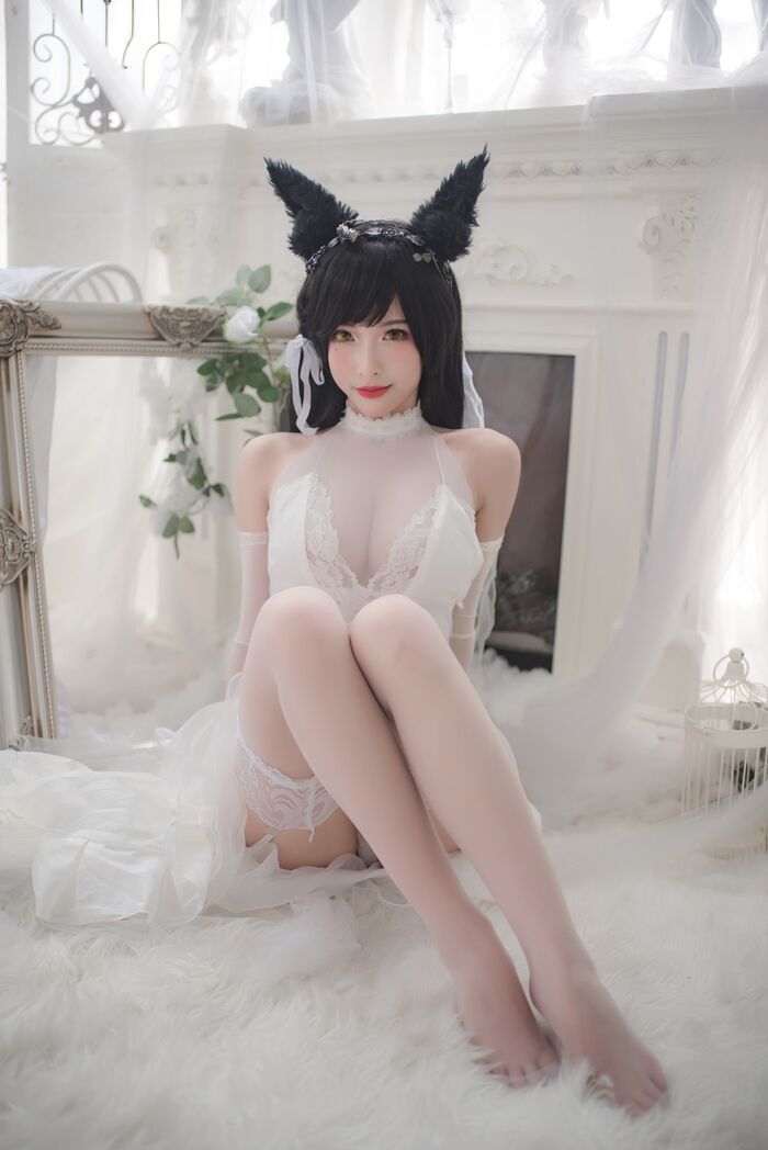 性感尤物清水由野爱宕結婚纱主题白薄透結婚纱配蕾丝吊袜秀豪milk翘臀诱惑Photo 49P 26th image
