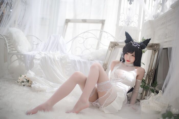 性感尤物清水由野爱宕結婚纱主题白薄透結婚纱配蕾丝吊袜秀豪milk翘臀诱惑Photo 49P 29th image