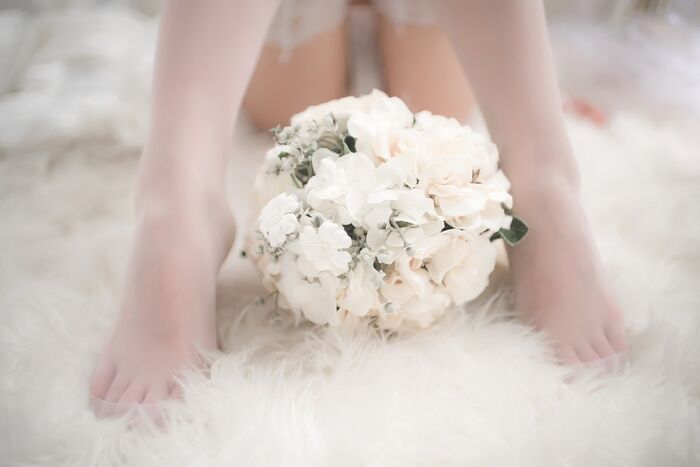 性感尤物清水由野爱宕結婚纱主题白薄透結婚纱配蕾丝吊袜秀豪milk翘臀诱惑Photo 49P 34th image