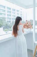 COS 萝莉风桜桃喵清新主题户外粉色服饰 + 清纯连身裙秀 完美身材lost person Photo 48P