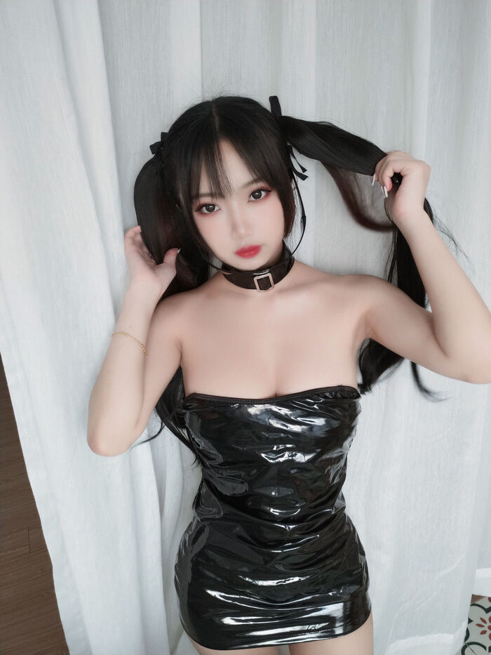 白嫩美女鬼獣瑶黑色胶衣主题私房性情趣内衣秀丰milk肥臀极致诱惑Photo 30P 2th image