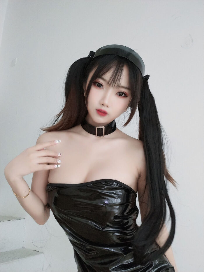 白嫩美女鬼獣瑶黑色胶衣主题私房性情趣内衣秀丰milk肥臀极致诱惑Photo 30P 21th image