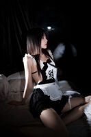 网红妹子桜桃喵私房性情趣女仆装露蕾丝内衣秀完美身材诱惑Photo 82P
