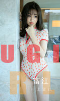 [Ugirls爱尤物]No.1557_嫩模川上富江私房透视高叉连体衣+奶牛比基尼惹火诱惑写真35P