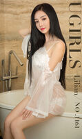 [Ugirls 爱尤物] No.1161_嫩模Lilian黑色蕾丝情趣内衣+白蕾丝内衣爆milk诱惑Photo 35P
